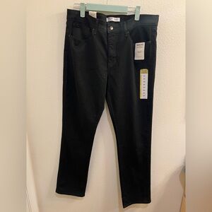 Signature by Levi Strauss Black Totally Shaping Straight Leg Jeans